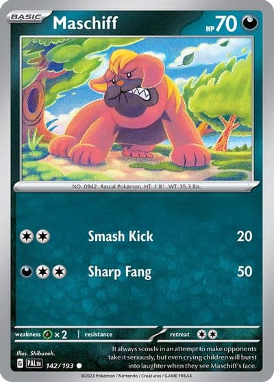 Maschiff (Cosmos Holo) Miscellaneous Cards & Products Pokemon card