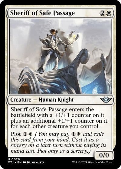 Sheriff of Safe Passage Outlaws of Thunder Junction Magic card