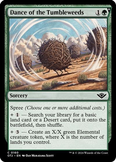 Dance of the Tumbleweeds Outlaws of Thunder Junction Magic card