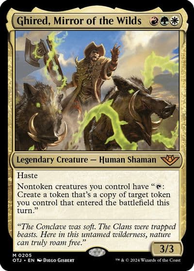 Ghired Mirror of the Wilds Outlaws of Thunder Junction Magic card