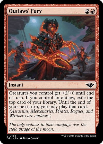 Outlaws Fury Outlaws of Thunder Junction Magic card