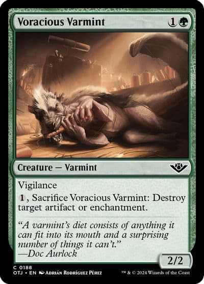 Voracious Varmint Outlaws of Thunder Junction Magic card