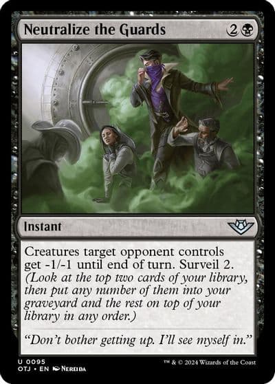 Neutralize the Guards Outlaws of Thunder Junction Magic card