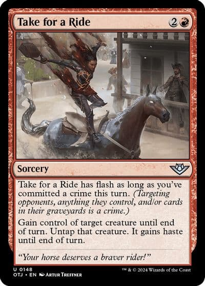 Take for a Ride Outlaws of Thunder Junction Magic card
