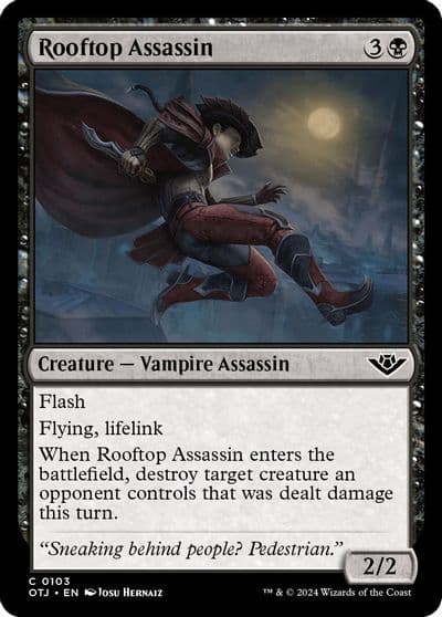 Rooftop Assassin Outlaws of Thunder Junction Magic card