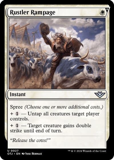 Rustler Rampage Outlaws of Thunder Junction Magic card