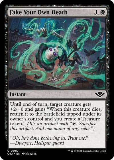 Fake Your Own Death Outlaws of Thunder Junction Magic card