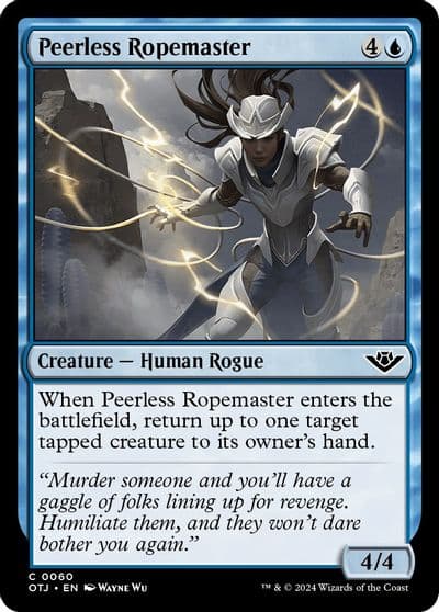 Peerless Ropemaster Outlaws of Thunder Junction Magic card