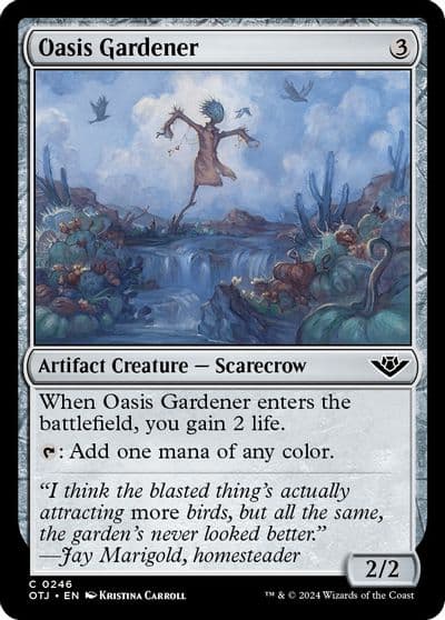Oasis Gardener Outlaws of Thunder Junction Magic card