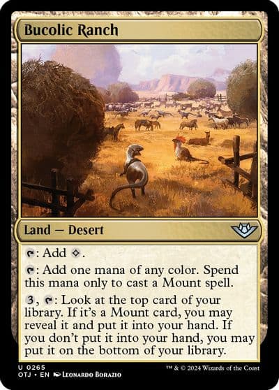 Bucolic Ranch Outlaws of Thunder Junction Magic card