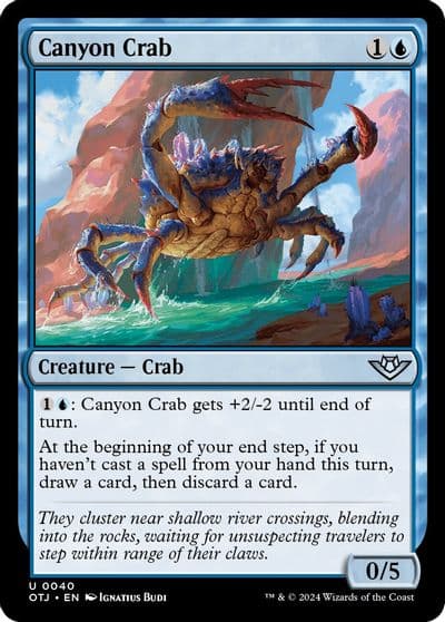 Canyon Crab Outlaws of Thunder Junction Magic card