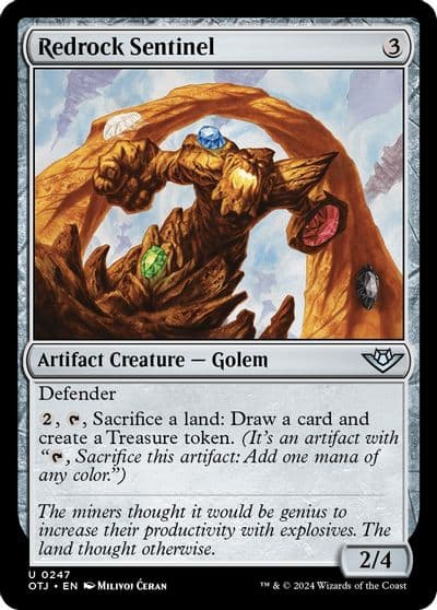 Redrock Sentinel Outlaws of Thunder Junction Magic card