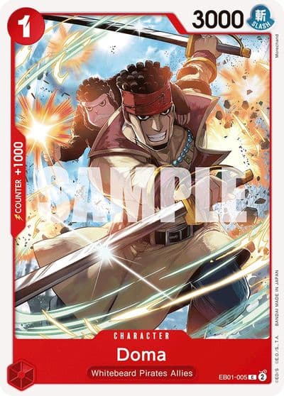 Doma Extra Booster: Memorial Collection One Piece card