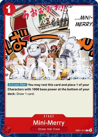 Mini Merry Extra Booster: Memorial Collection One Piece card