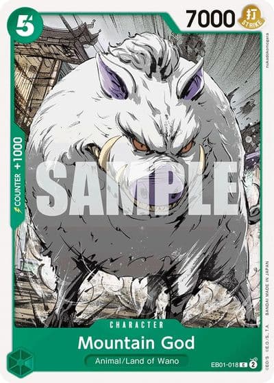 Mountain God Extra Booster: Memorial Collection One Piece card