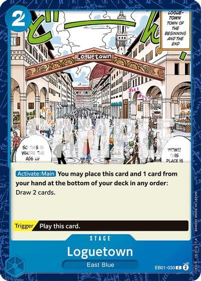 Loguetown Extra Booster: Memorial Collection One Piece card