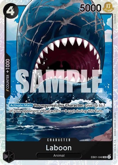 Laboon 048 Extra Booster: Memorial Collection One Piece card