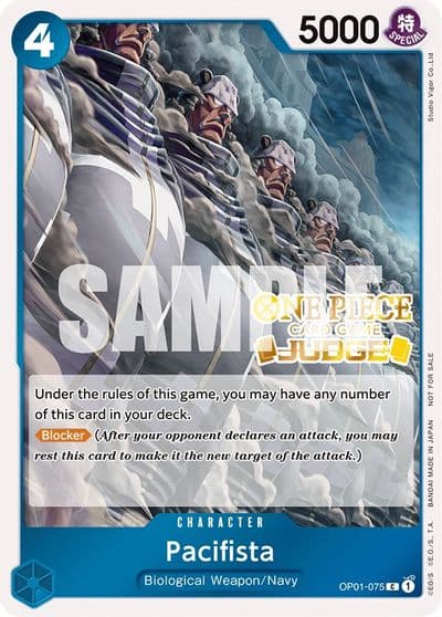 Pacifista Judge Pack Vol 3 One Piece Promotion Cards One Piece card