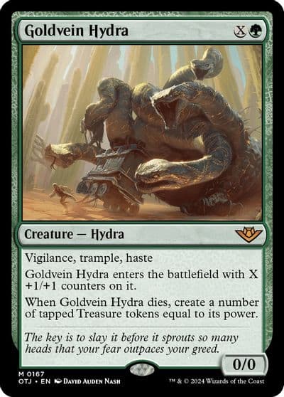 Goldvein Hydra Outlaws of Thunder Junction Magic card