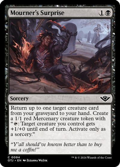 Mourners Surprise Outlaws of Thunder Junction Magic card