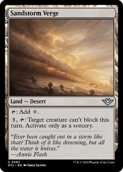 Sandstorm Verge Outlaws of Thunder Junction Magic card