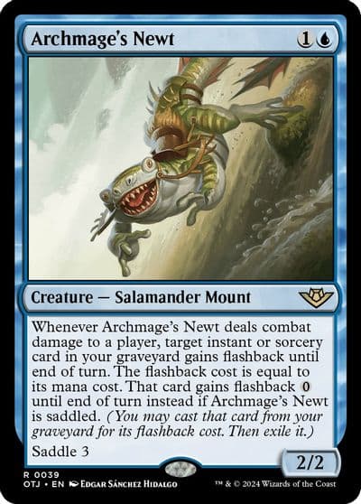 Archmages Newt Outlaws of Thunder Junction Magic card