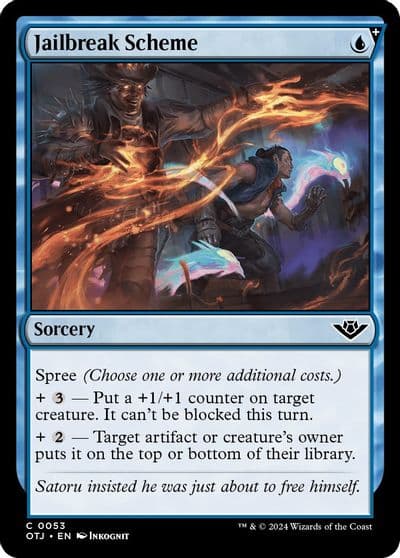 Jailbreak Scheme Outlaws of Thunder Junction Magic card