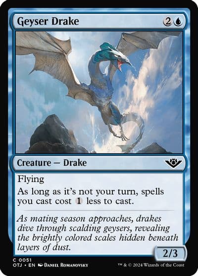 Geyser Drake Outlaws of Thunder Junction Magic card