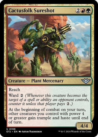 Cactusfolk Sureshot Outlaws of Thunder Junction Magic card