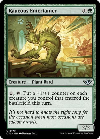 Raucous Entertainer Outlaws of Thunder Junction Magic card