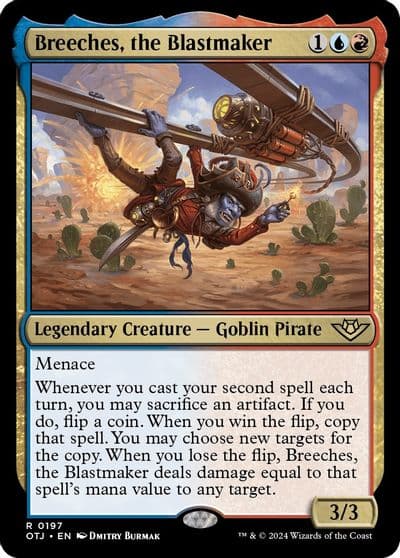 Breeches the Blastmaker Outlaws of Thunder Junction Magic card
