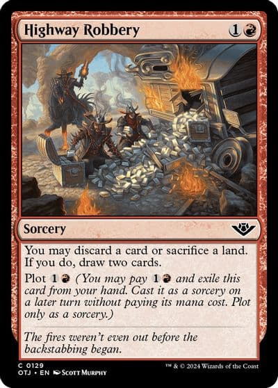 Highway Robbery Outlaws of Thunder Junction Magic card