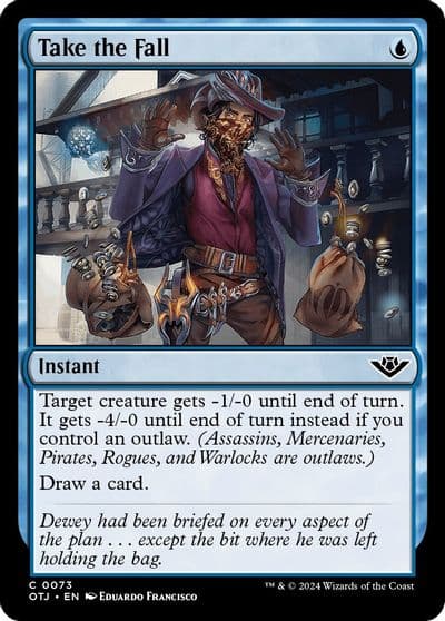 Take the Fall Outlaws of Thunder Junction Magic card