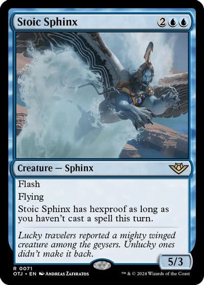 Stoic Sphinx Outlaws of Thunder Junction Magic card