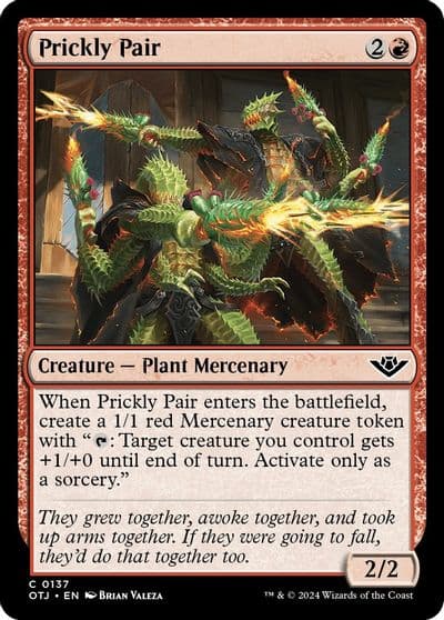 Prickly Pair Outlaws of Thunder Junction Magic card