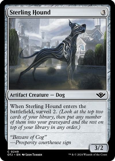 Sterling Hound Outlaws of Thunder Junction Magic card