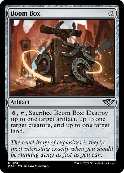 Boom Box Outlaws of Thunder Junction Magic card