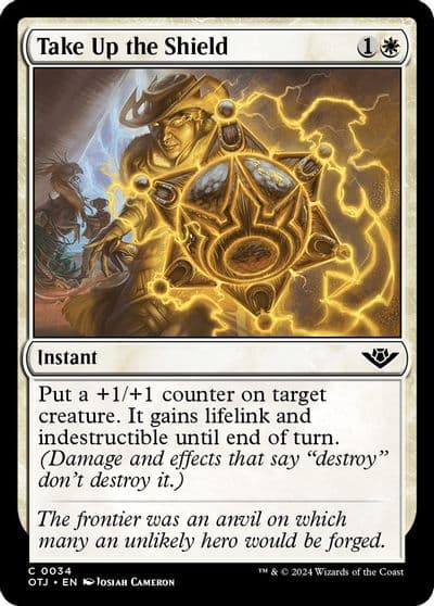 Take Up the Shield Outlaws of Thunder Junction Magic card