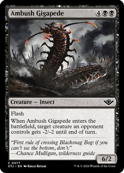Ambush Gigapede Outlaws of Thunder Junction Magic card