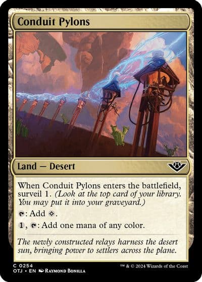 Conduit Pylons Outlaws of Thunder Junction Magic card