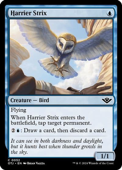Harrier Strix Outlaws of Thunder Junction Magic card