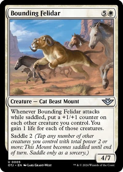 Bounding Felidar Outlaws of Thunder Junction Magic card