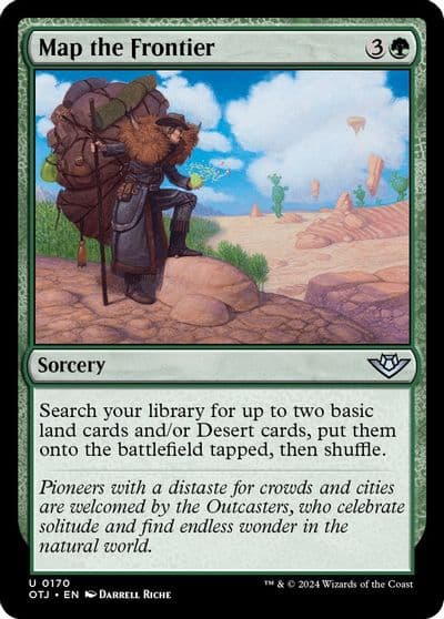 Map the Frontier Outlaws of Thunder Junction Magic card