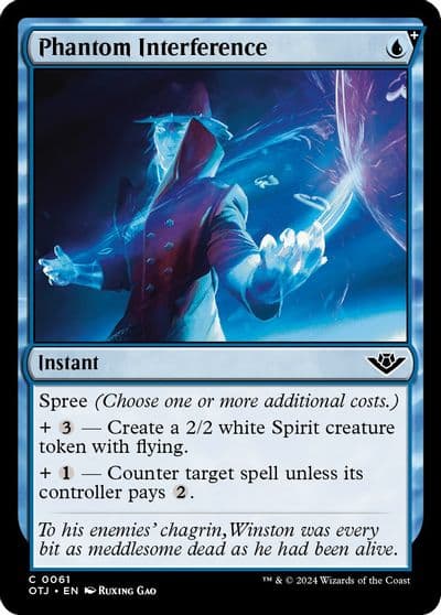 Phantom Interference Outlaws of Thunder Junction Magic card