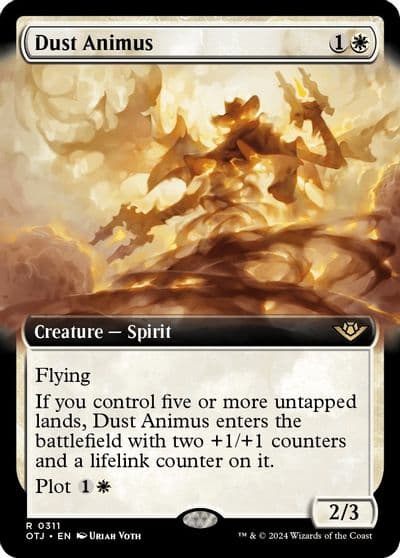Dust Animus Extended Art Outlaws of Thunder Junction Magic card