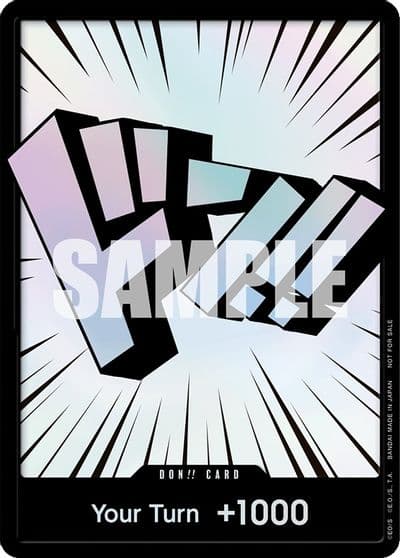 DON Card 3D Text One Piece Promotion Cards One Piece card