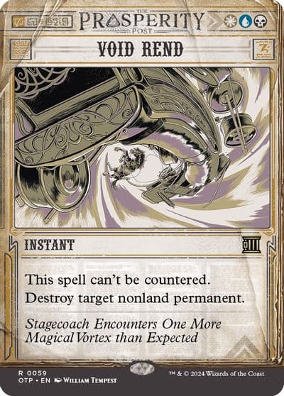 Void Rend Outlaws of Thunder Junction: Breaking News Magic card