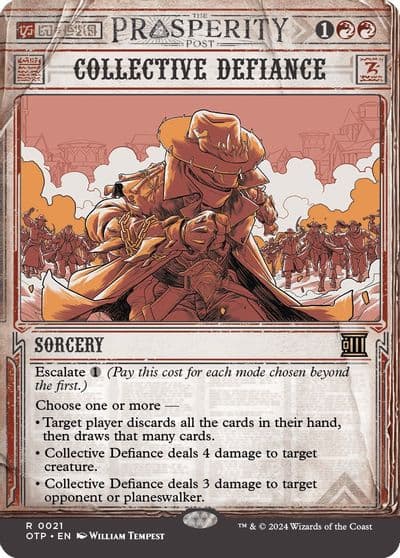 Collective Defiance Outlaws of Thunder Junction: Breaking News Magic card