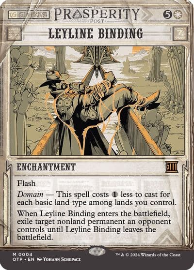 Leyline Binding Outlaws of Thunder Junction: Breaking News Magic card