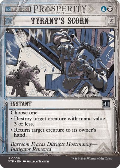Tyrants Scorn Outlaws of Thunder Junction: Breaking News Magic card